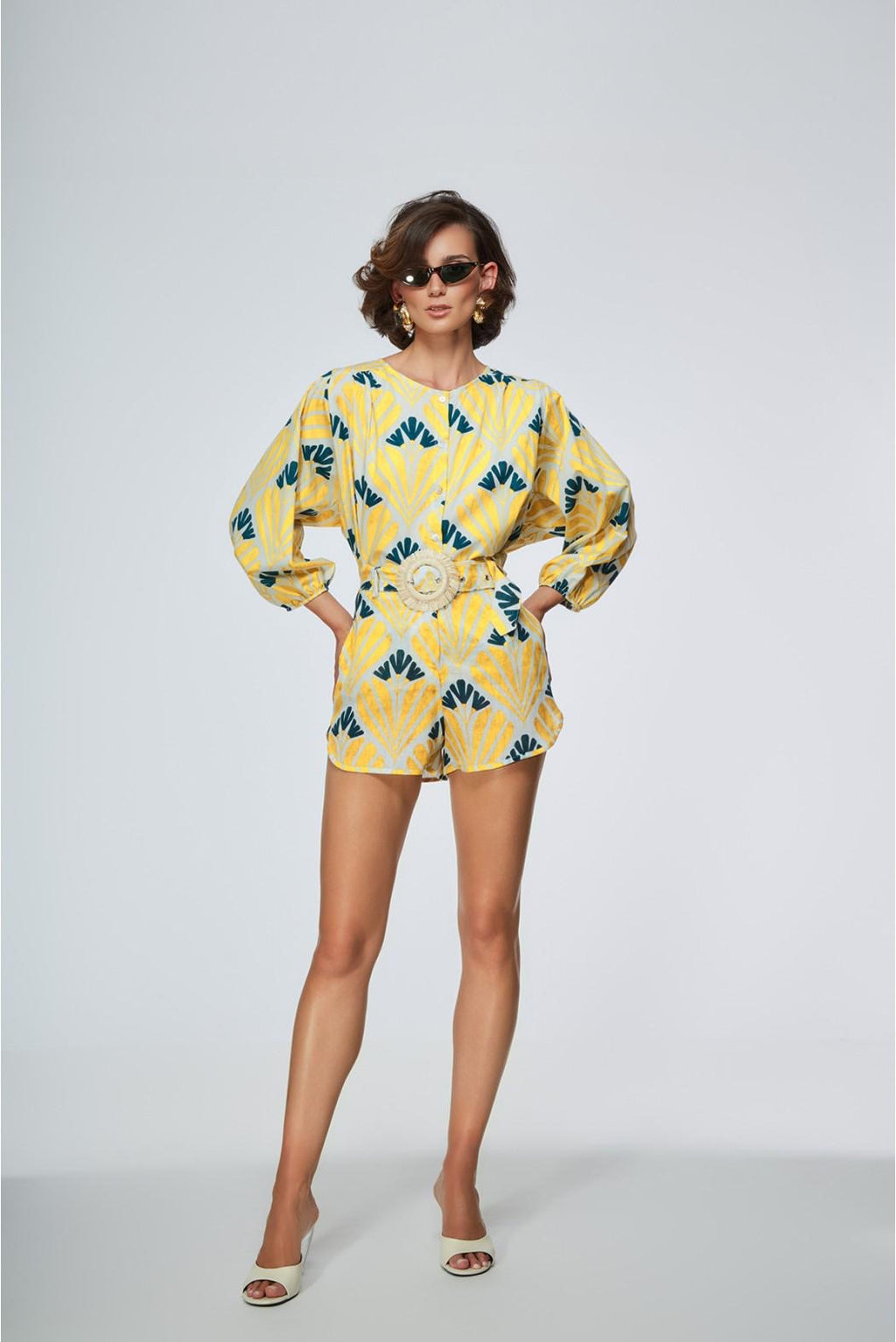 CAMICIA MODELLO GLENDIVE BURRO SENAPE