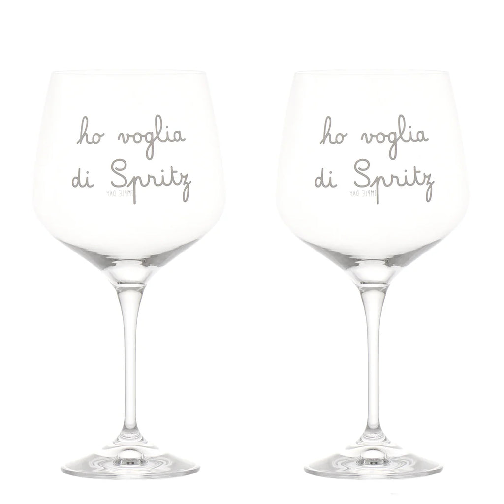 Set 2 calici cocktail Ho voglia di spritz 82cl