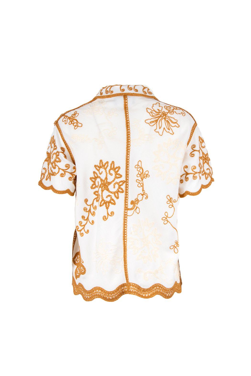 MODELLO SEAFORD CAMICIA BIANCO TABACCO