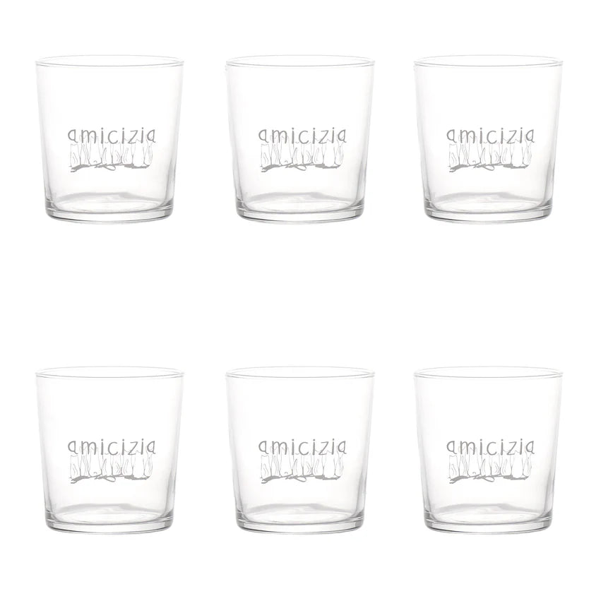 Set 6 Bicchieri Amicizia