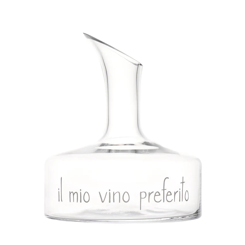 Decanter in vetro Il Mio Vino Preferito